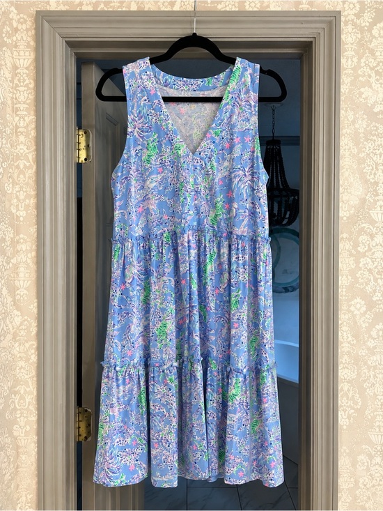 Lilly Pulitzer Dresses & Skirts - Lilly Pulitzer Lorina Dress Blue Peri The Turtle Package S